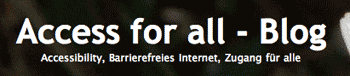 Access for all - Blog